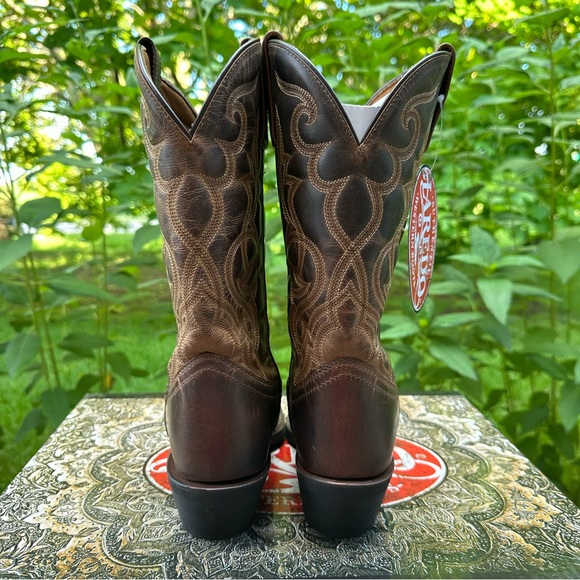 Laredo Cowboy Boots Women's Size 8M Maddie Round Toe Cowboy Boots Western - Picture 13 of 16